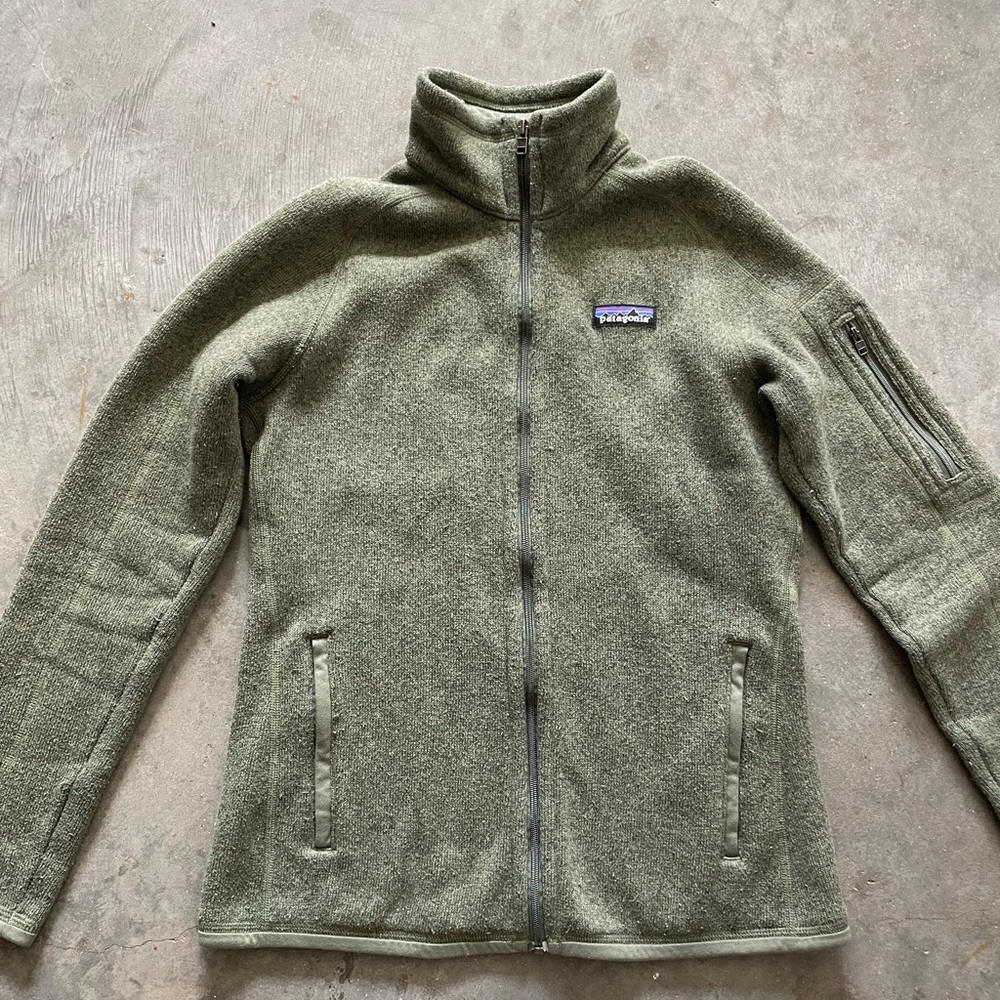 Patagonia Green Zipper Fleece Jacket